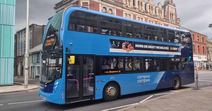 First Cymru Alexander Dennis Enviro400MMC 33972